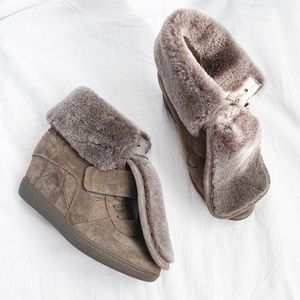 ASH brandy fur topo shoes